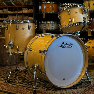 NEW Ludwig Classic Maple Downbeat Outfit in Natural Lacquer - 14x20, 8x12, 14x14