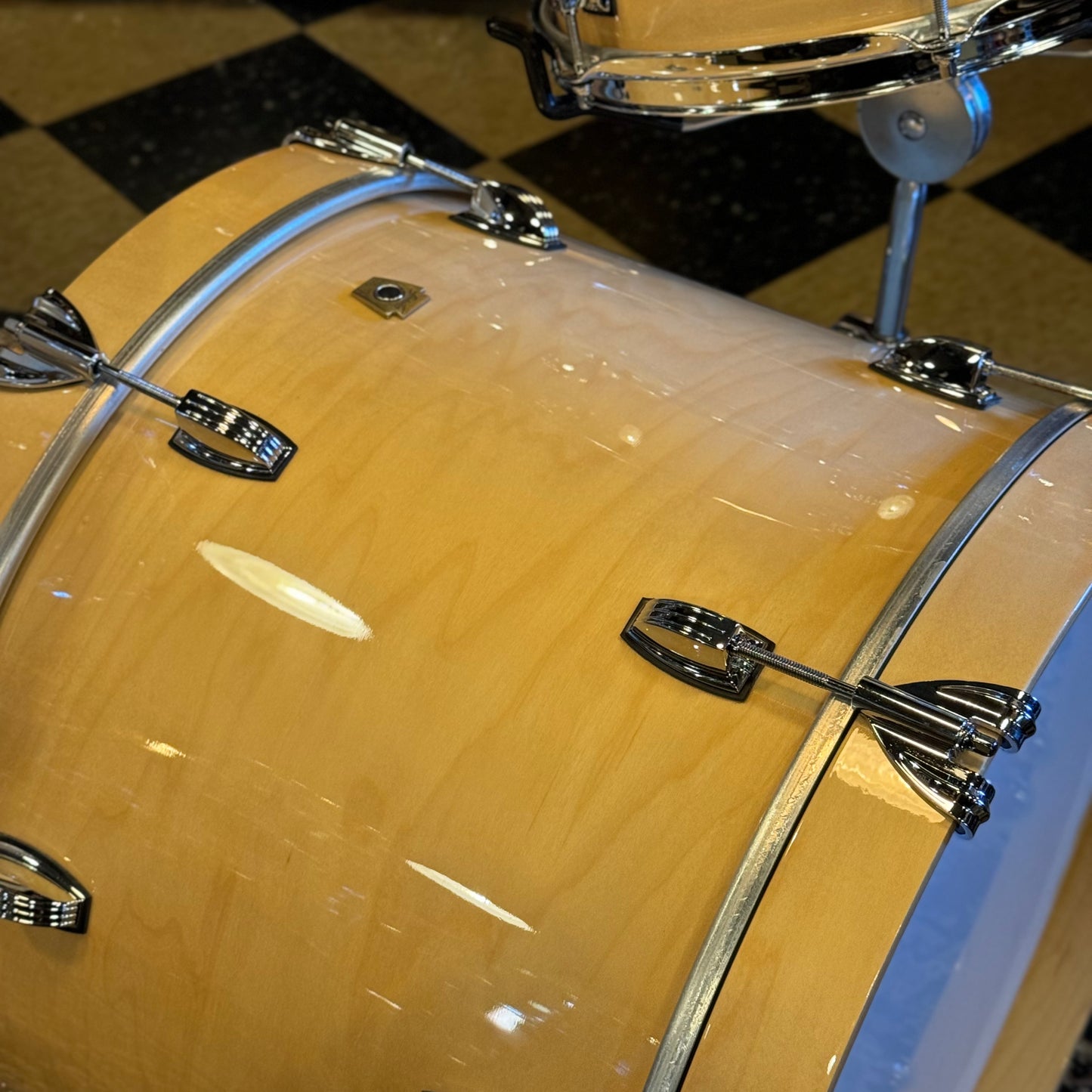 NEW Ludwig Classic Maple Downbeat Outfit in Natural Lacquer - 14x20, 8x12, 14x14