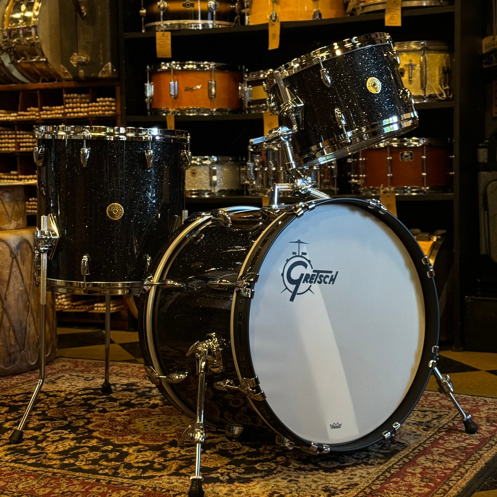 НОВ Gretsch USA Custom в черно стъклоНОВ Gretsch USA Custom в черно стъкло  