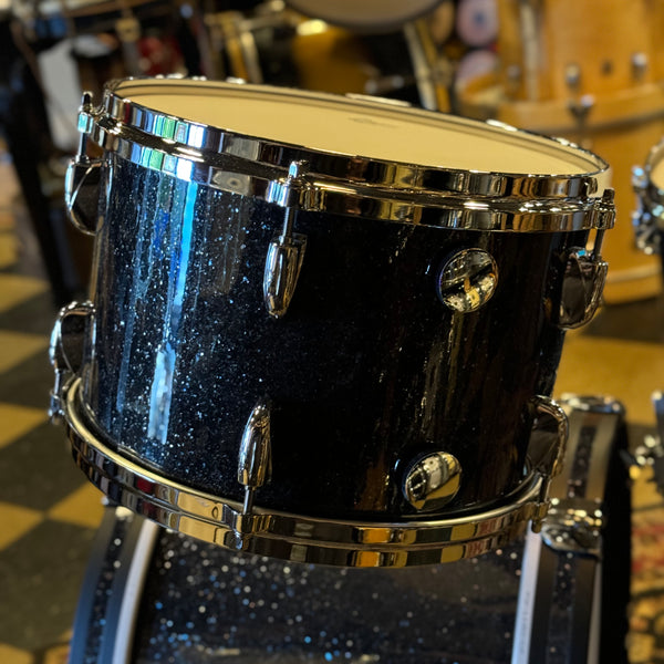 NEW Gretsch USA Custom in Black Glass Glitter - 14x20, 8x12, 14x14