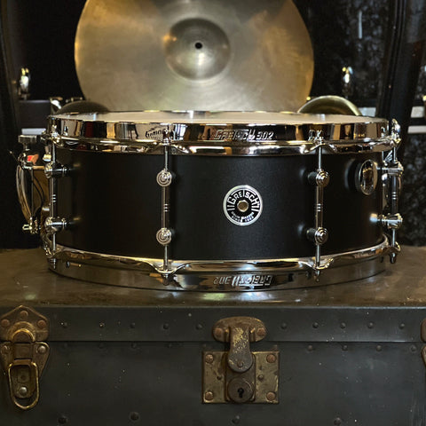 USED Gretsch 5.5x14 Brooklyn Standard Snare Drum in Satin Black Metallic