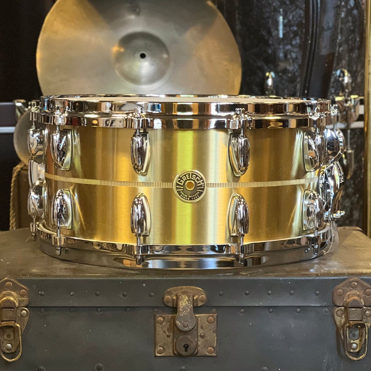 NEW Gretsch 6.5x14 USA Bell Brass Snare Drum