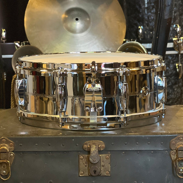 NEW Gretsch 5x14 USA Custom Chrome over Brass Snare Drum