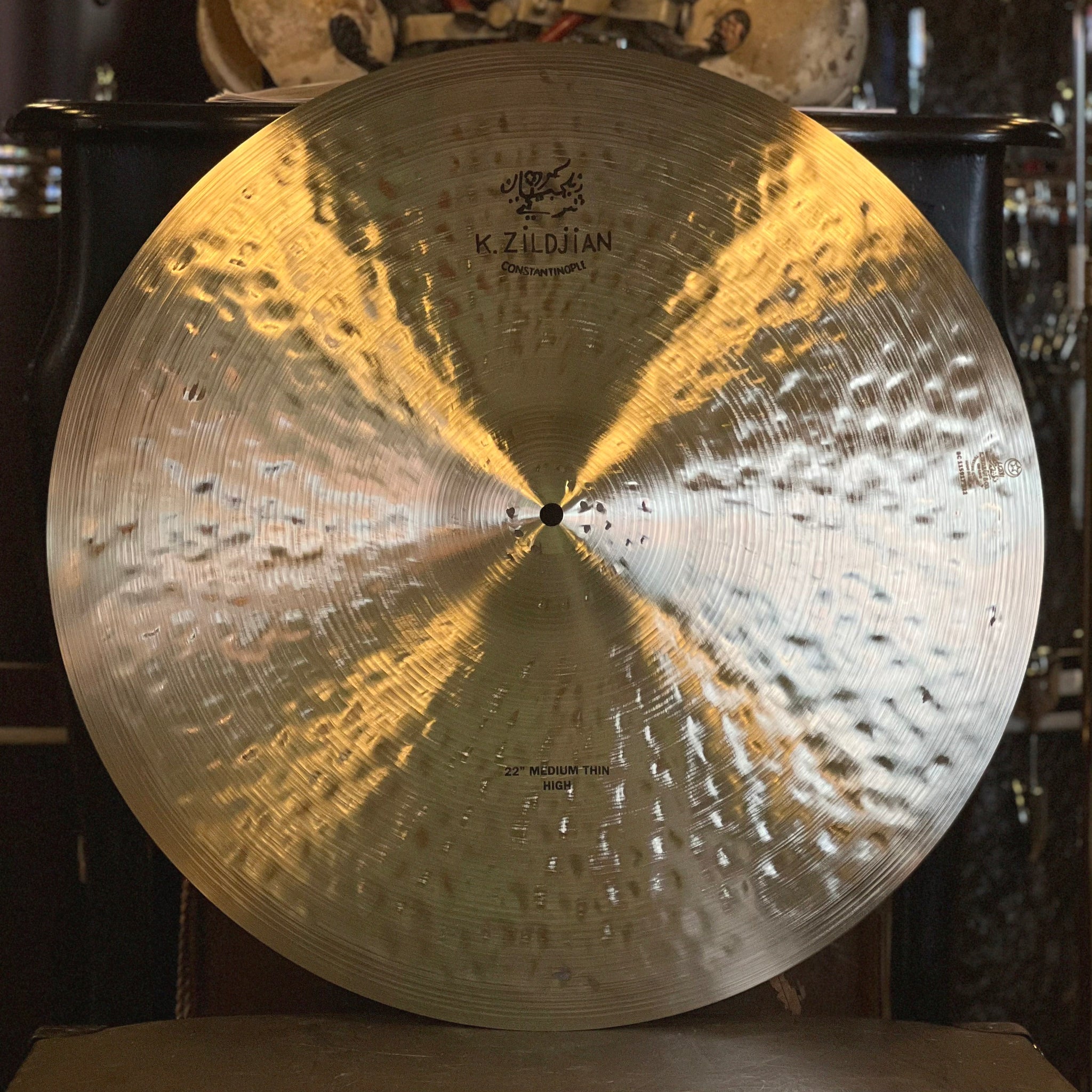 NEW Zildjian 22 K Constantinople Medium Thin High Ride Cymbal - 2531g