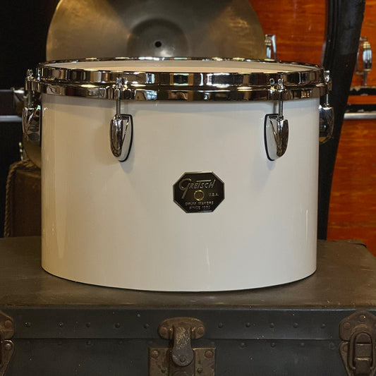 VINTAGE 1970's Gretsch 9x13 Concert Tom in White Nitron