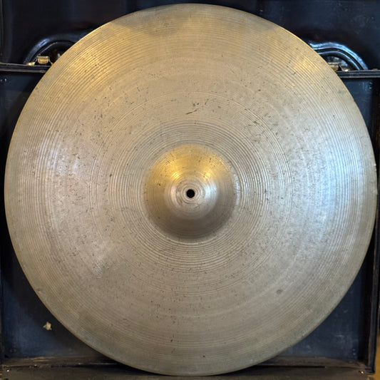 VINTAGE 1950's A. Zildjian 20" Hollow Block Thin Ride - 1950g