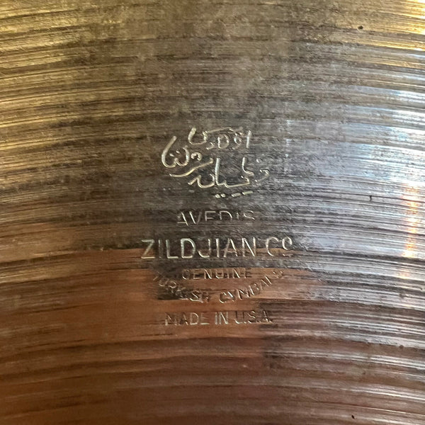 VINTAGE 1950's 21" A. Zildjian Medium Ride Cymbal - 2560g