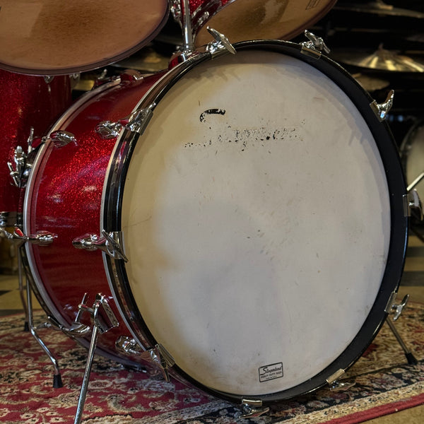 VINTAGE 1970's Slingerland Modern Solo Outfit in Red Sparkle