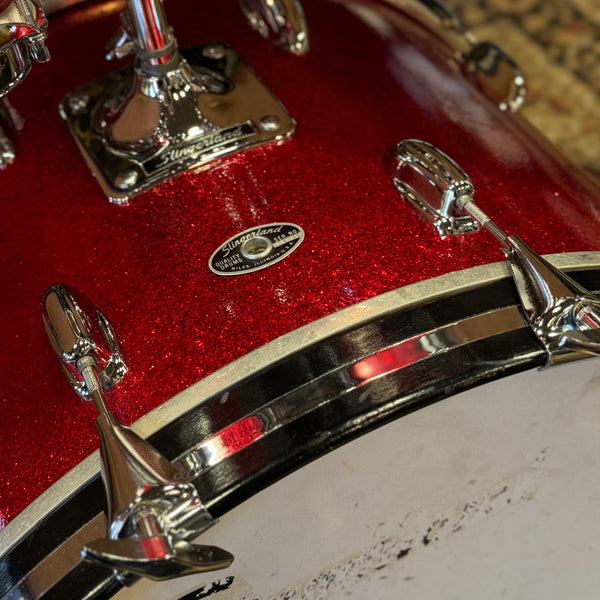 VINTAGE 1970's Slingerland Modern Solo Outfit in Red Sparkle