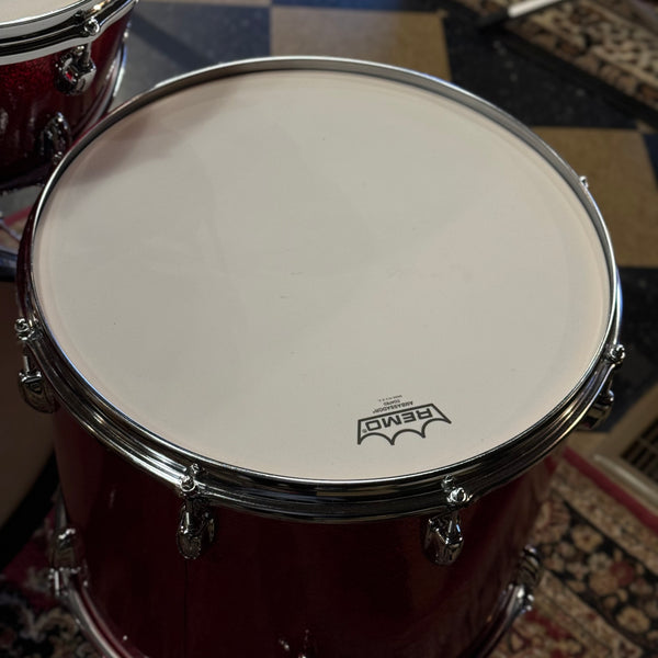 VINTAGE 1970's Slingerland Modern Solo Outfit in Red Sparkle