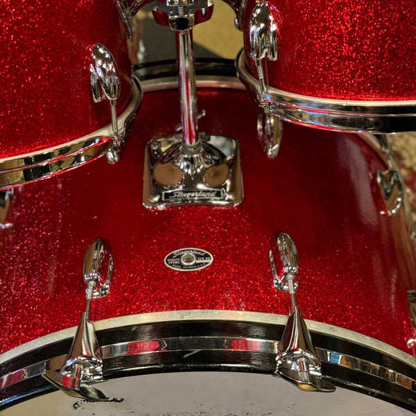 VINTAGE 1970's Slingerland Modern Solo Outfit in Red Sparkle