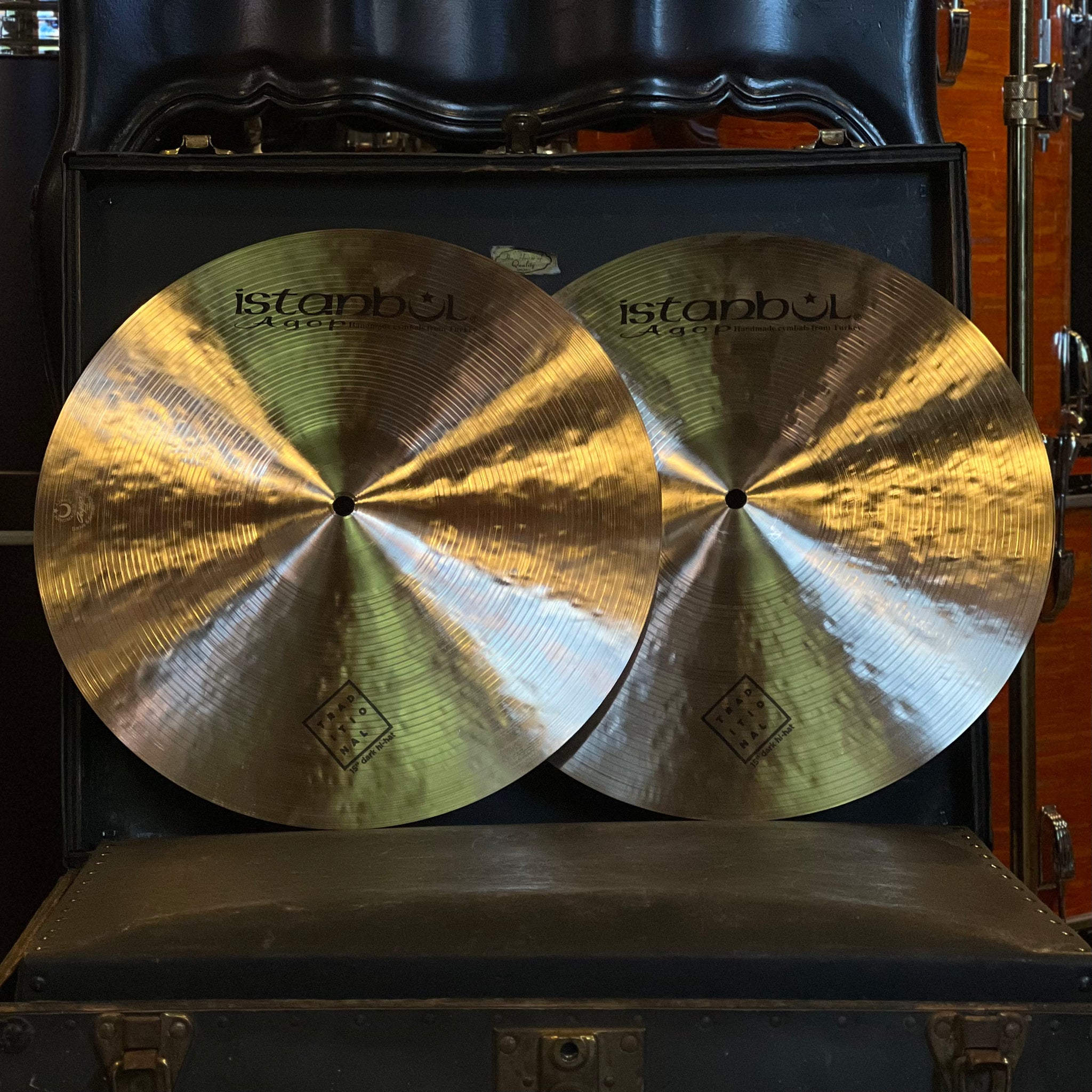 NEW Istanbul Agop 15" Traditional Dark Hi-Hat Cymbals - 1016/1242g