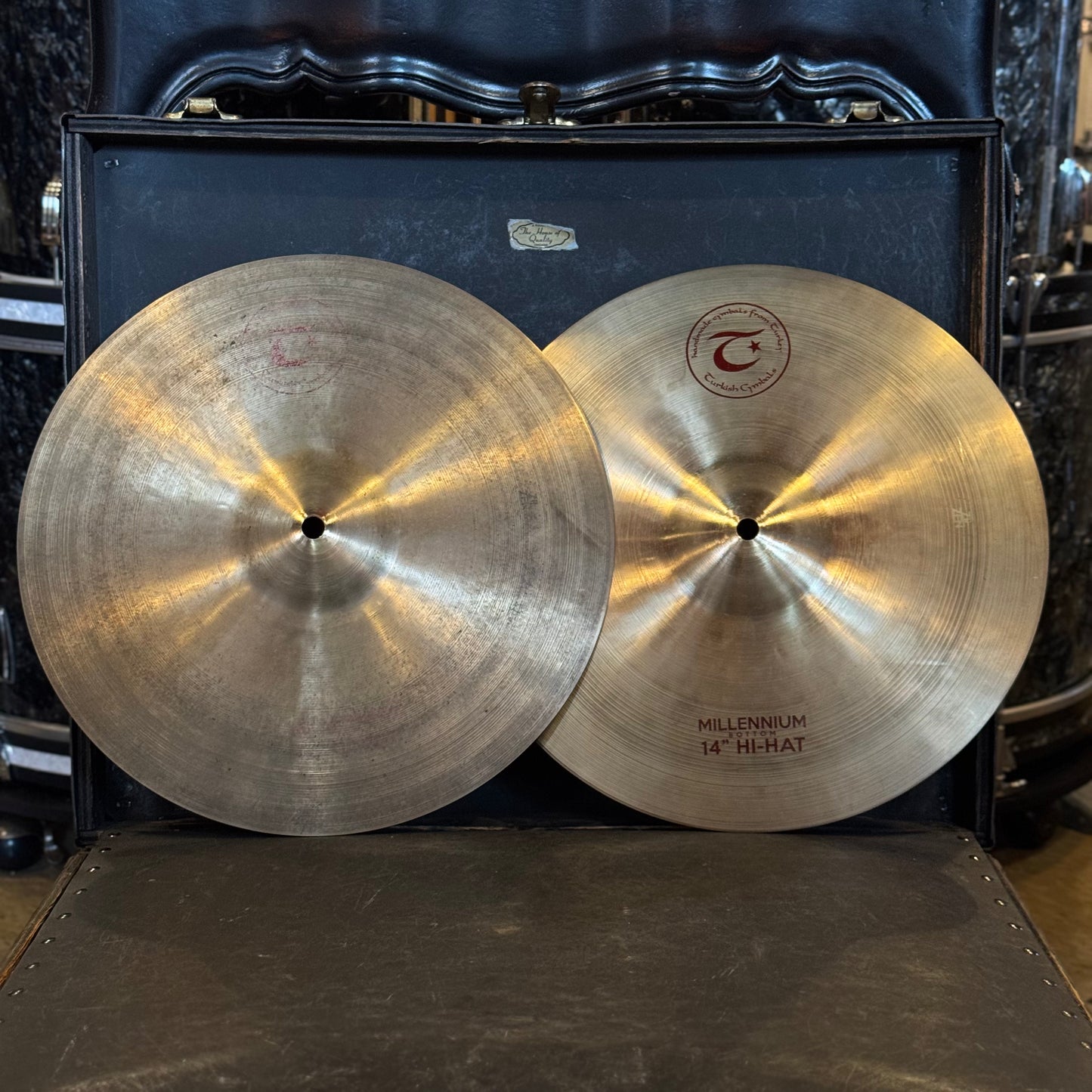 USED Turkish 14" Millennium Hi-Hats - 958/1208g