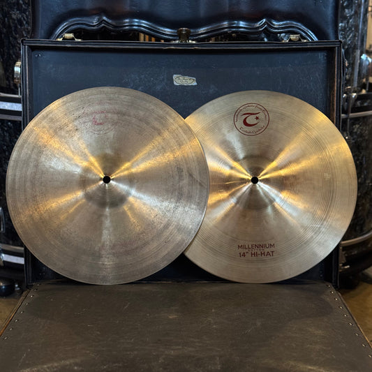 USED Turkish 14" Millennium Hi-Hats - 958/1208g