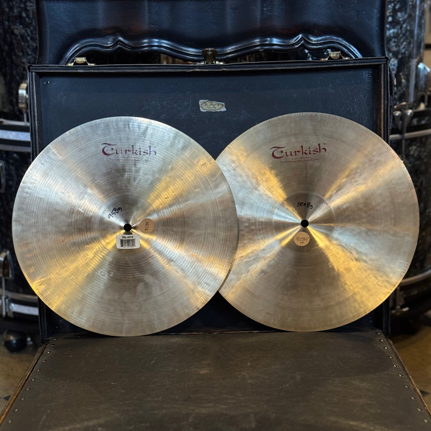 USED Turkish 14" Millennium Hi-Hats - 958/1208g