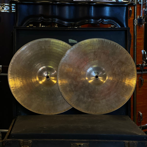 VINTAGE 1950's A. Zildjian 15" Hi-Hat Cymbals - 960/990g