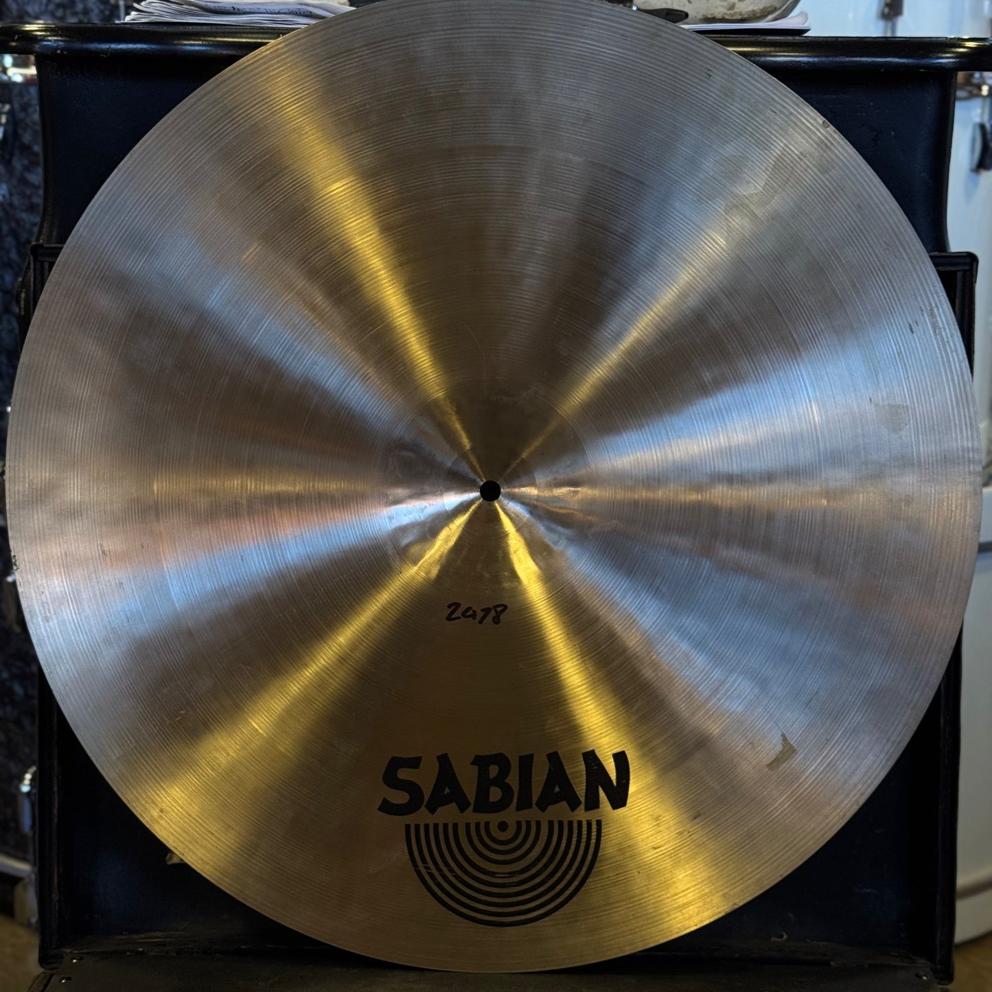 USED 22" Sabian Manhattan Jazz Ride Cymbal - 2478g