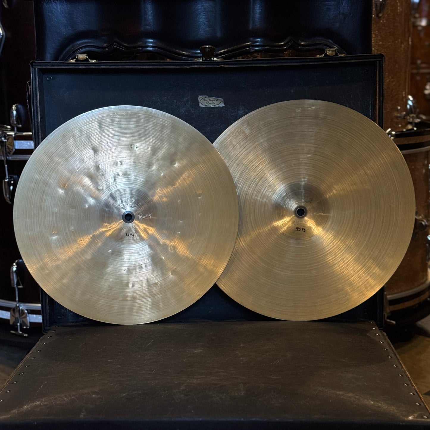 USED Timothy Roberts 14" Tributary Hi-Hats - 819/957g