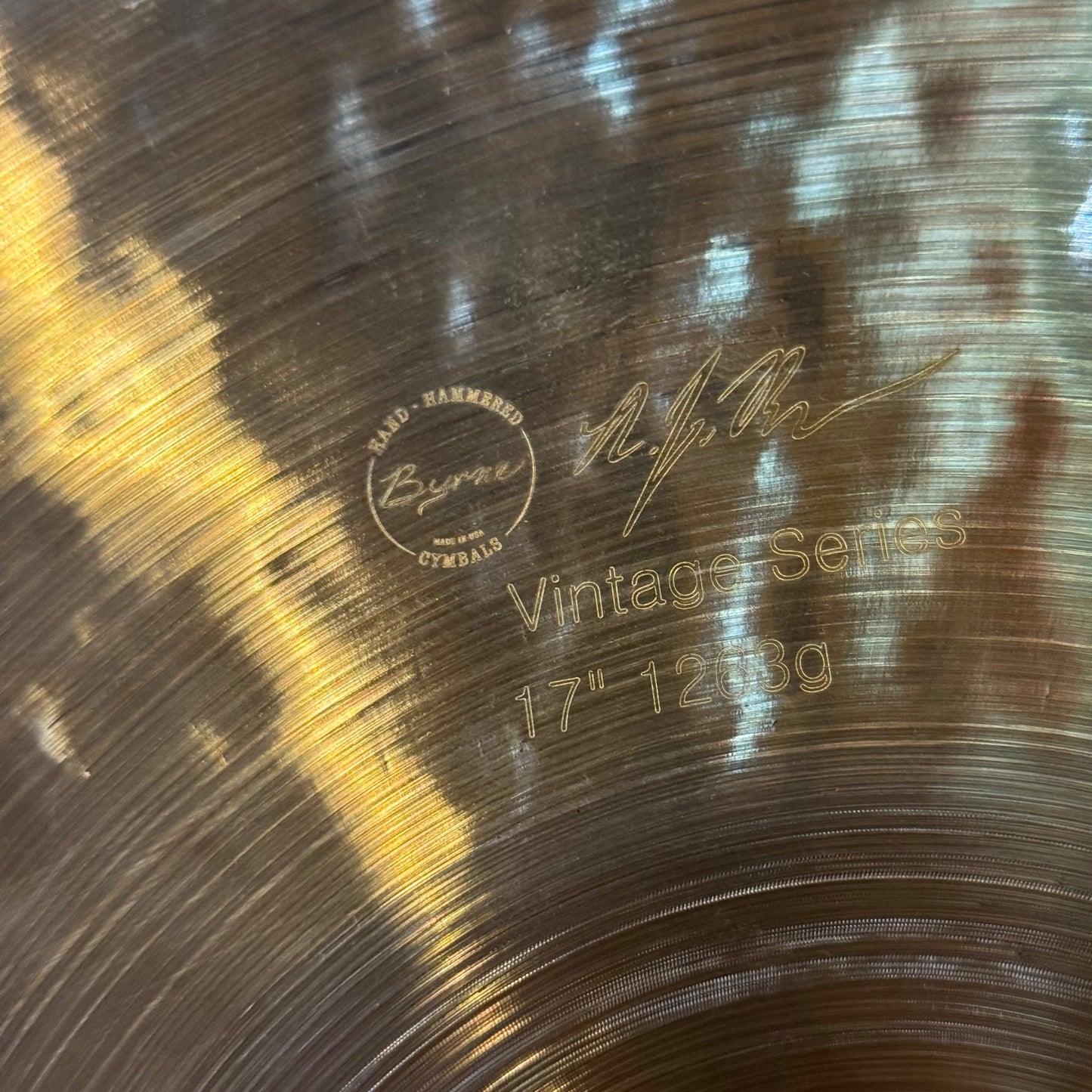 USED Byrne 17" Vintage Series Crash - 1263g