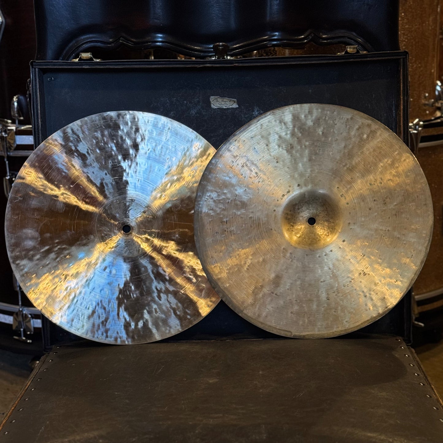 USED Quiqeg 14.31" Dirty Boppa Hi-Hats - 1018/1130g