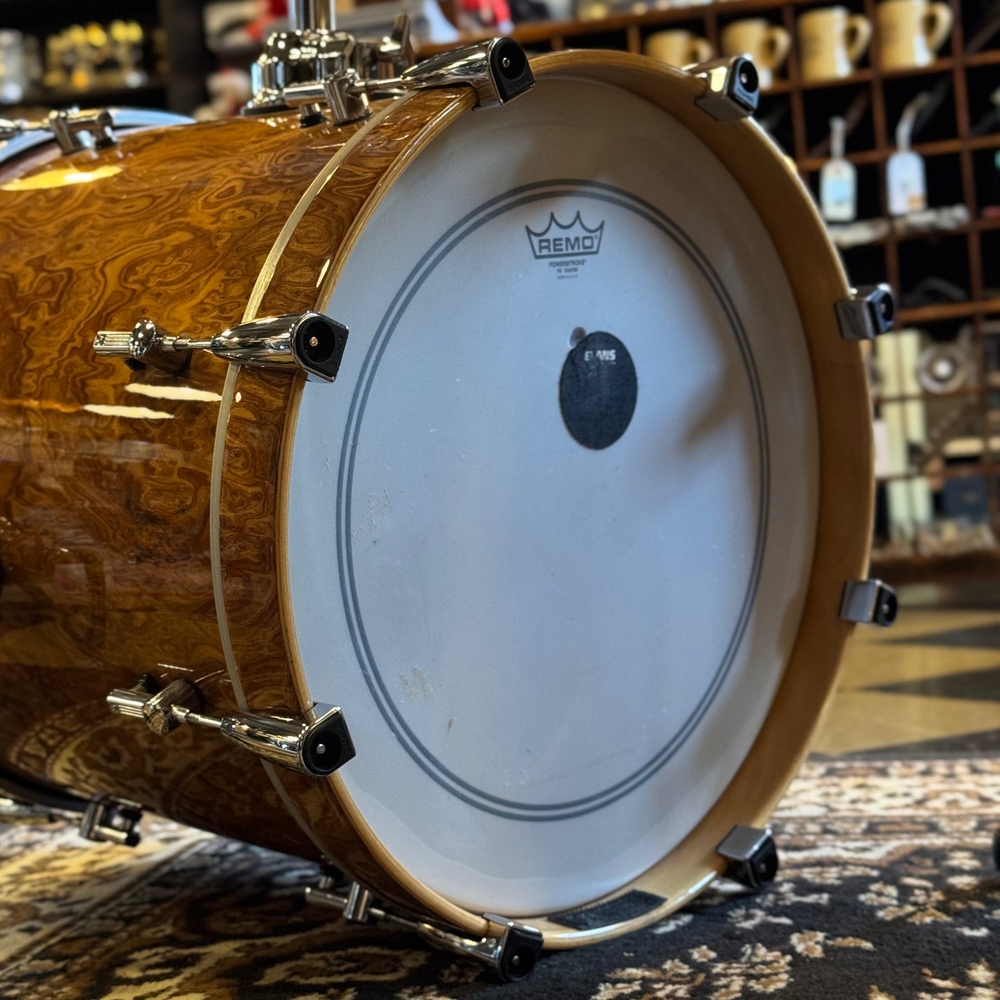 USED Sonor Delite Round Badge in Walnut Roots Lacquer - 16x18, 8x10, 9x12, 14x14