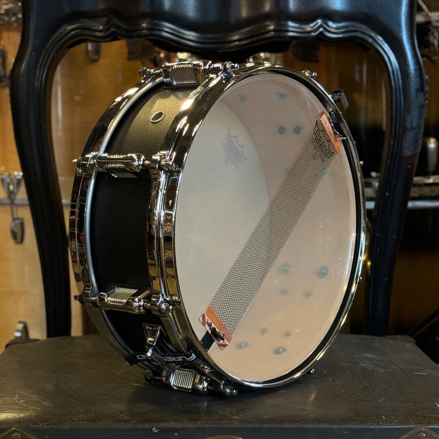 USED Kaman Legend 5x13 Snare Drum in Flat Black