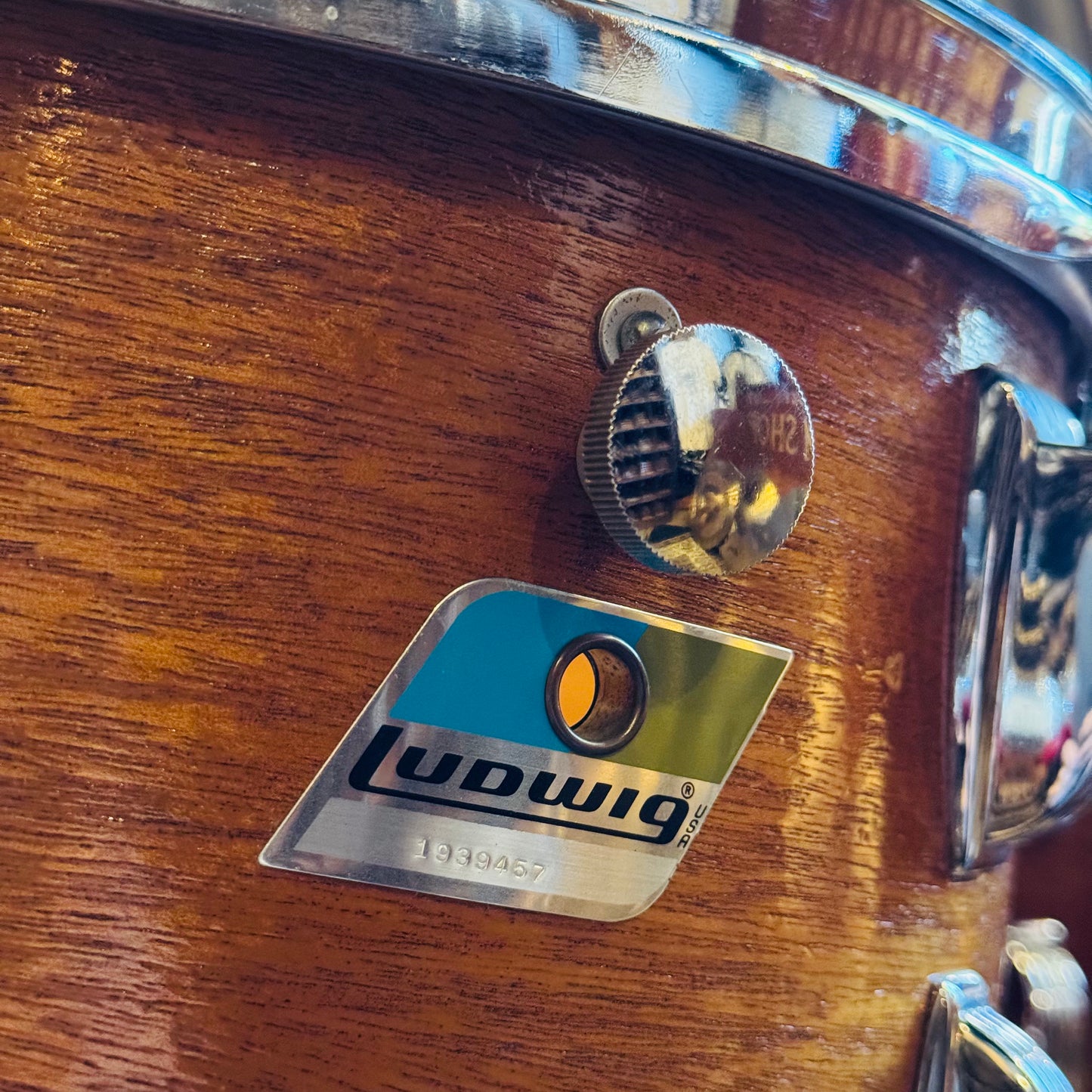 VINTAGE 1970's Ludwig Hollywood Outfit in Natural Mahogany - 14x22, 8x12, 9x13, 16x16