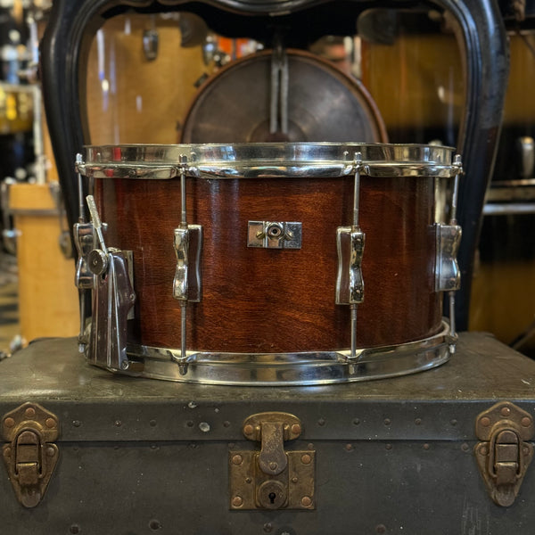 VINTAGE 1970's MIJ 6.5x14 Snare Drum in Mahogany Stain