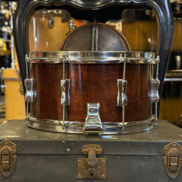 VINTAGE 1970's MIJ 6.5x14 Snare Drum in Mahogany Stain