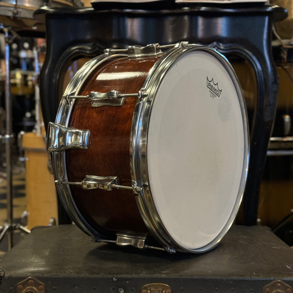 VINTAGE 1970's MIJ 6.5x14 Snare Drum in Mahogany Stain