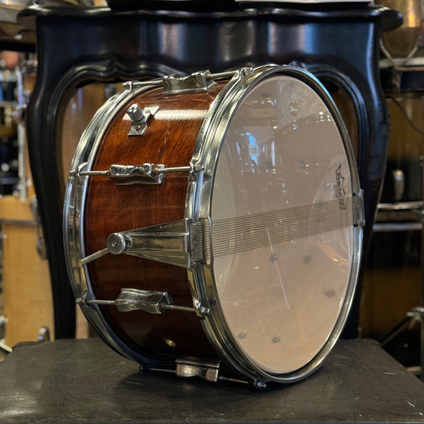 VINTAGE 1970's MIJ 6.5x14 Snare Drum in Mahogany Stain