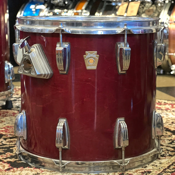 USED 1990's Ludwig Classic Series Drum Set in Natural Cherry Lacquer - 16x22, 9x10, 10x12, 11x13, 14x14, 16x16