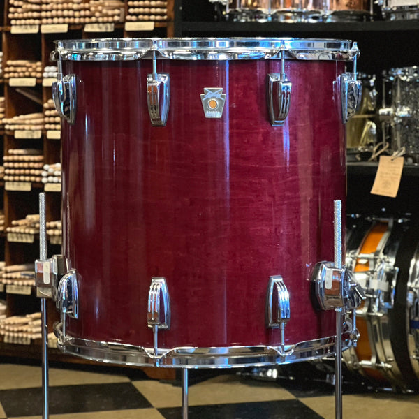 USED 1990's Ludwig Classic Series Drum Set in Natural Cherry Lacquer - 16x22, 9x10, 10x12, 11x13, 14x14, 16x16