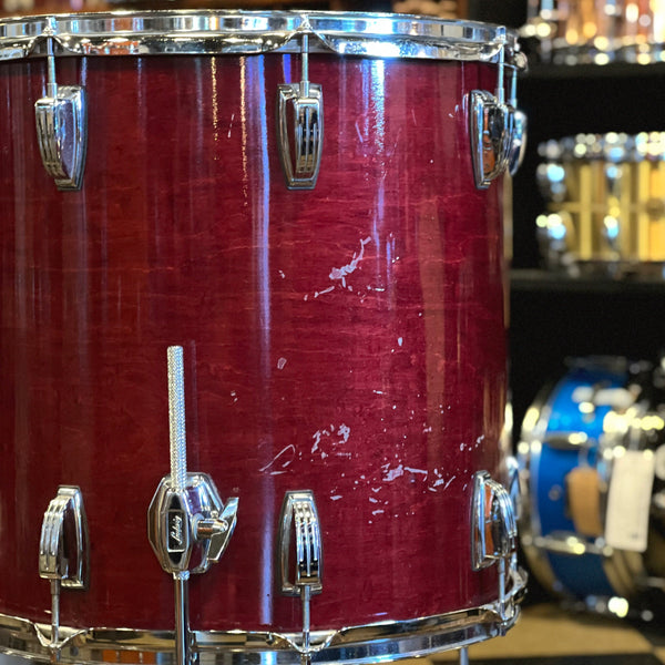 USED 1990's Ludwig Classic Series Drum Set in Natural Cherry Lacquer - 16x22, 9x10, 10x12, 11x13, 14x14, 16x16