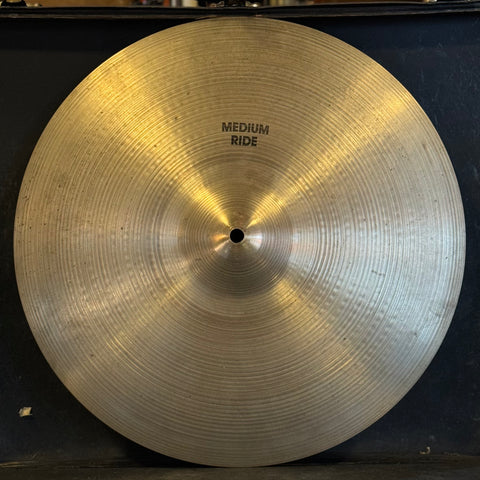 VINTAGE 1980's A. ZIldjian 16" Medium Ride Cymbal - 1228g