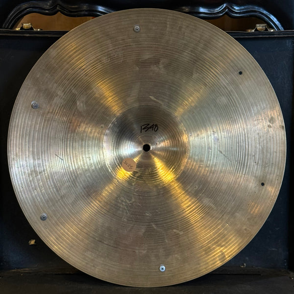 VINTAGE 1970's A. Zildjian 18" Thin Stamp Sizzle Crash - 1348g