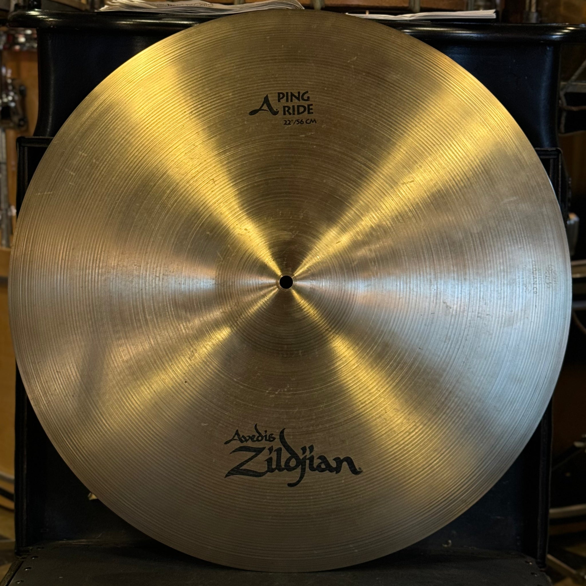 USED Zildjian 22" A. ZIldjian Ping Ride Cymbal - 3522g