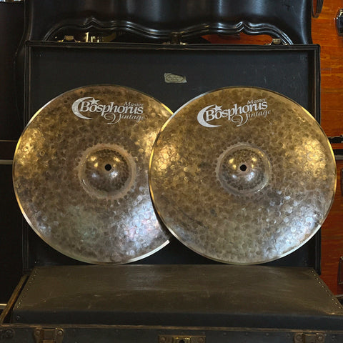 NEW Bosphorus 14" Master Vintage Hi-Hat Cymbals - 844/1040g