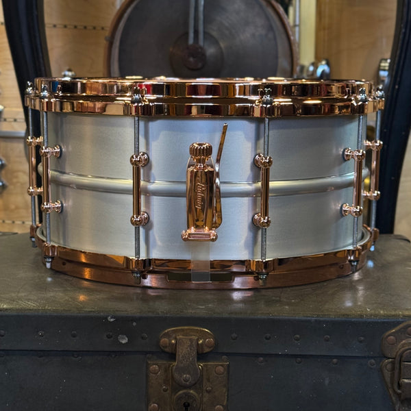 NEW Ludwig 6.5x14 Acrophonic Snare Drum w/ Copper Hardware