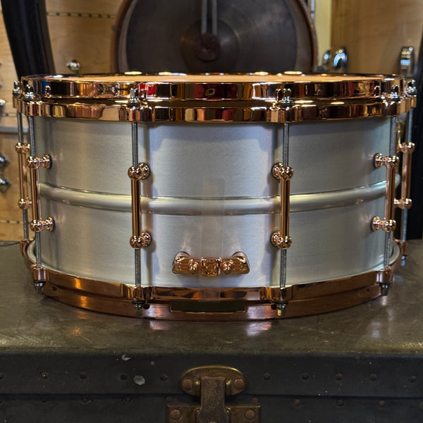 NEW Ludwig 6.5x14 Acrophonic Snare Drum w/ Copper Hardware