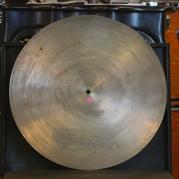 USED ZIldjian 20" A. Zildjian Flat Top Ride Cymbal w/ One Rivet - 2795g