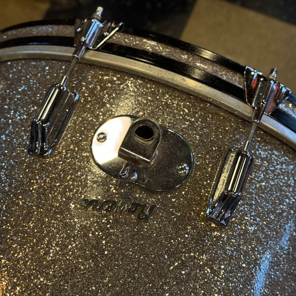 VINTAGE 1970's Rogers 14x22 Silver Sparkle Bass Drum