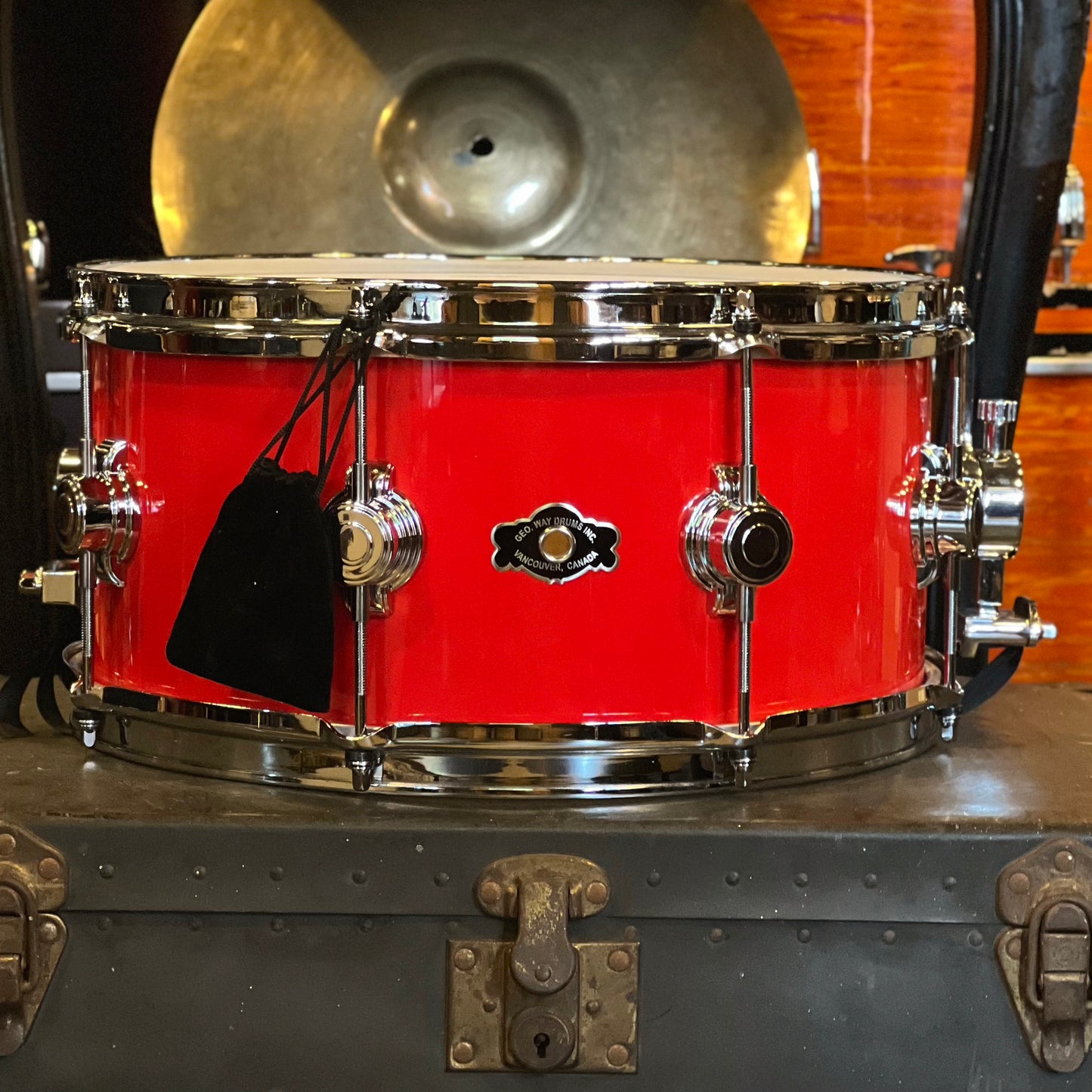 NEW George Way 6.5x14 Aristocrat Studio Model in Hot Rod Red