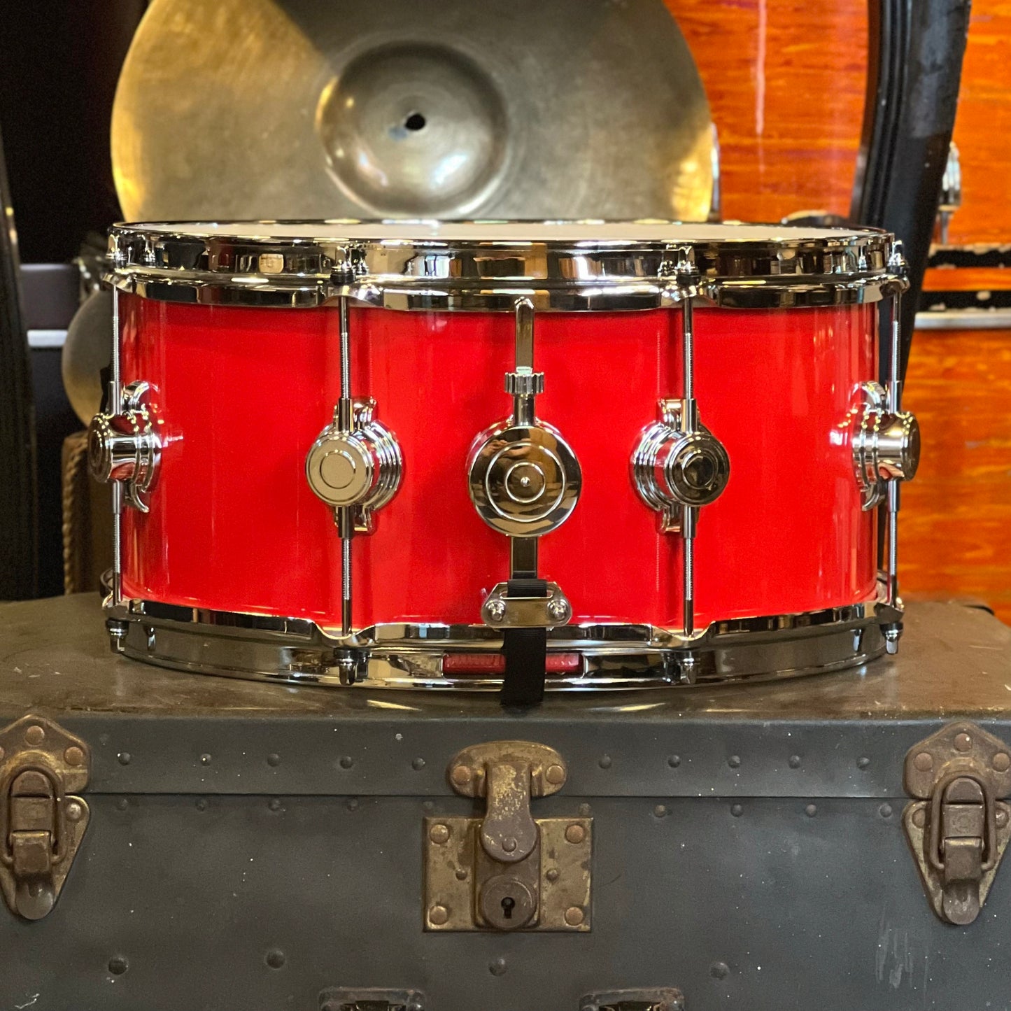 NEW George Way 6.5x14 Aristocrat Studio Model in Hot Rod Red