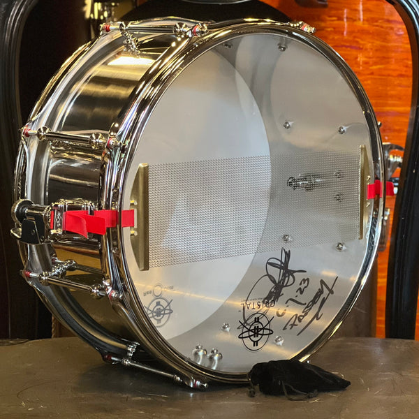 NEW Dunnett 6.5x14 Stainless Steel Snare Drum w/ Case