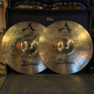 USED Zildjian 14" A Custom Hi-Hat Cymbals - 1094/1196g