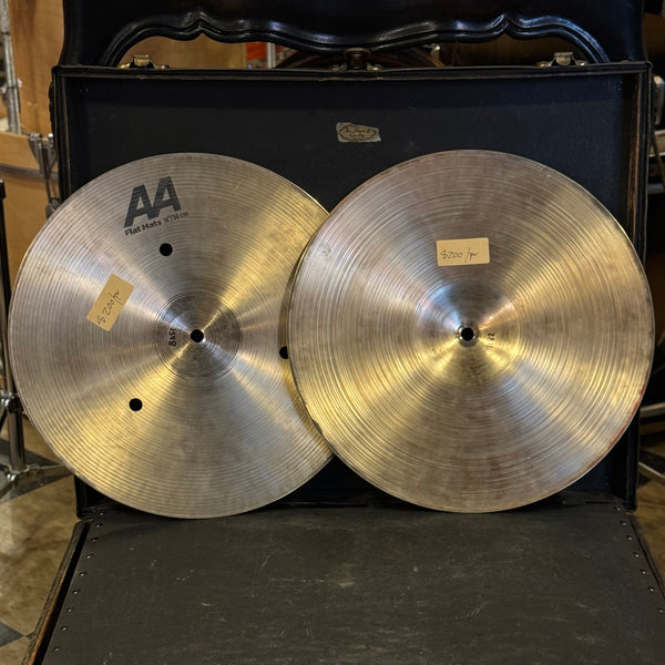 USED Sabian 14" AA Flat Hats - 1182/1548g