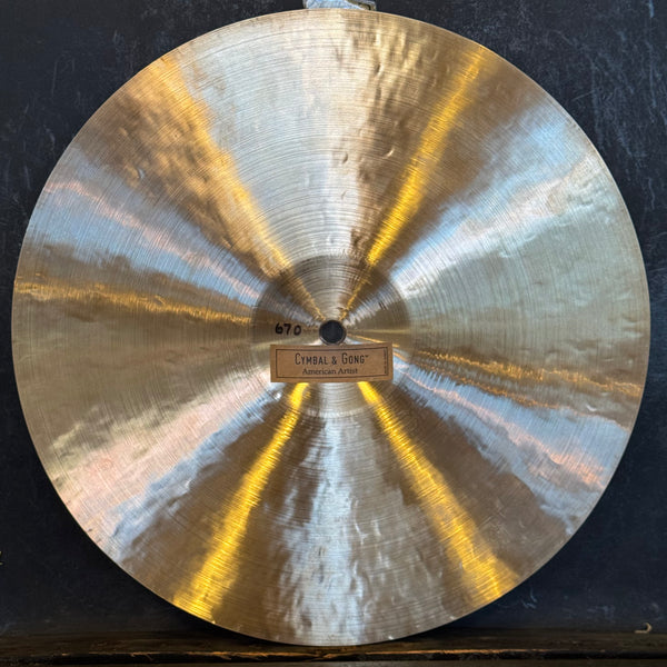 NEW Cymbal & Gong 14" American Artist Thin Crash - 670g