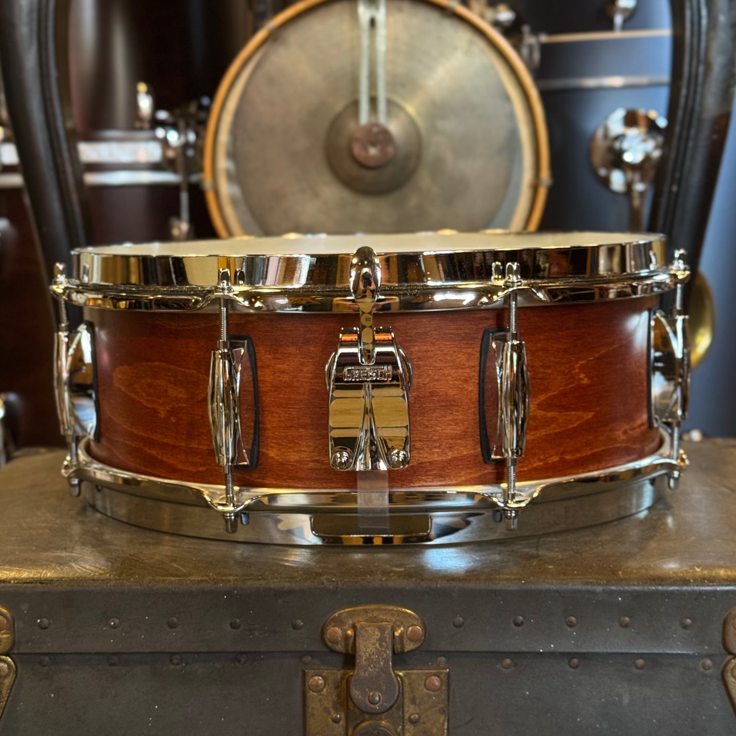 NEW Gretsch 5x14 Brooklyn Snare Drum in Satin Mahogany