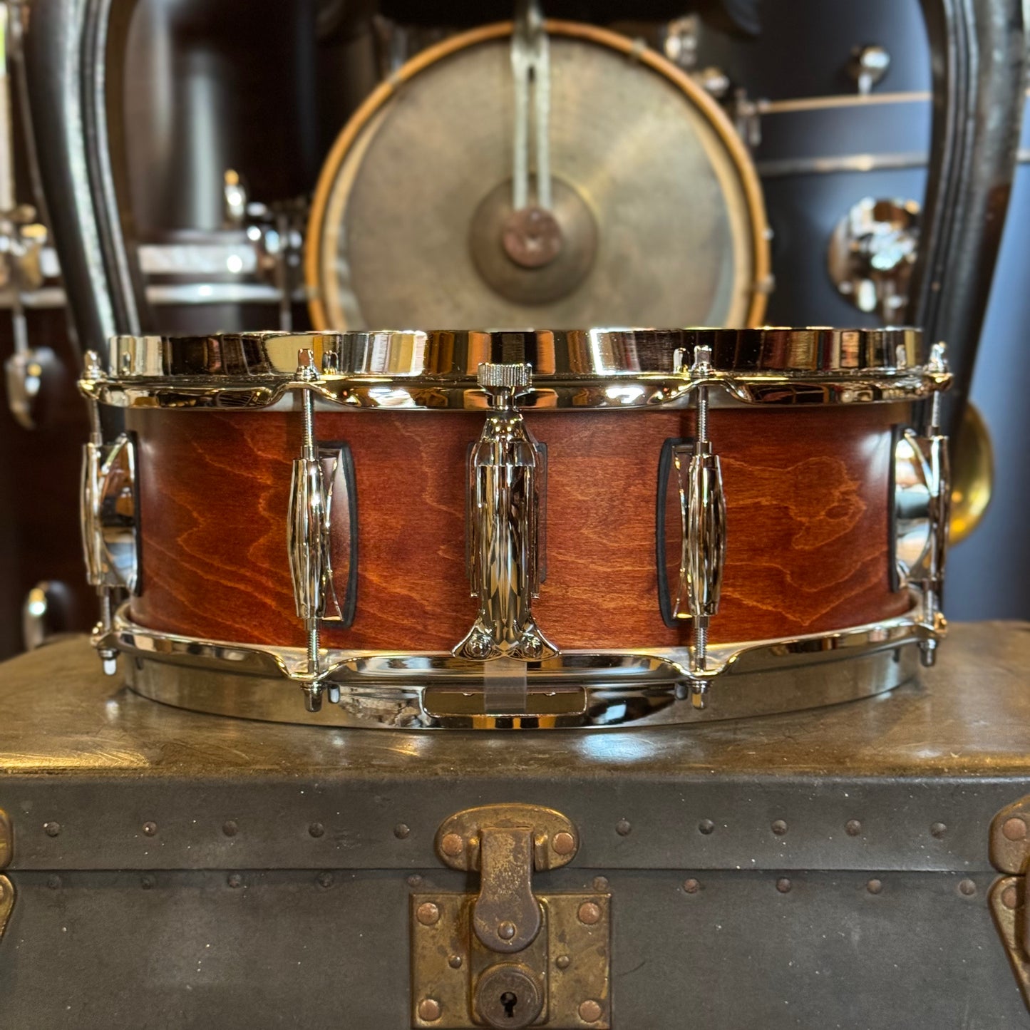 NEW Gretsch 5x14 Brooklyn Snare Drum in Satin Mahogany